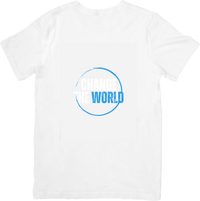 Thumbnail for Change The World T-Shirt | Minimalist Motivational Circle Graphic Tee
