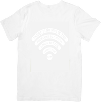 Thumbnail for There Is No WiFi In The Mountains T-Shirt | Minimalist Outdoor Adventure Graphic Tee