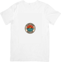 Thumbnail for Golden Sunset Beach Club T-Shirt | Retro Coastal Sunset Badge Graphic Tee | Beach Lover Gift