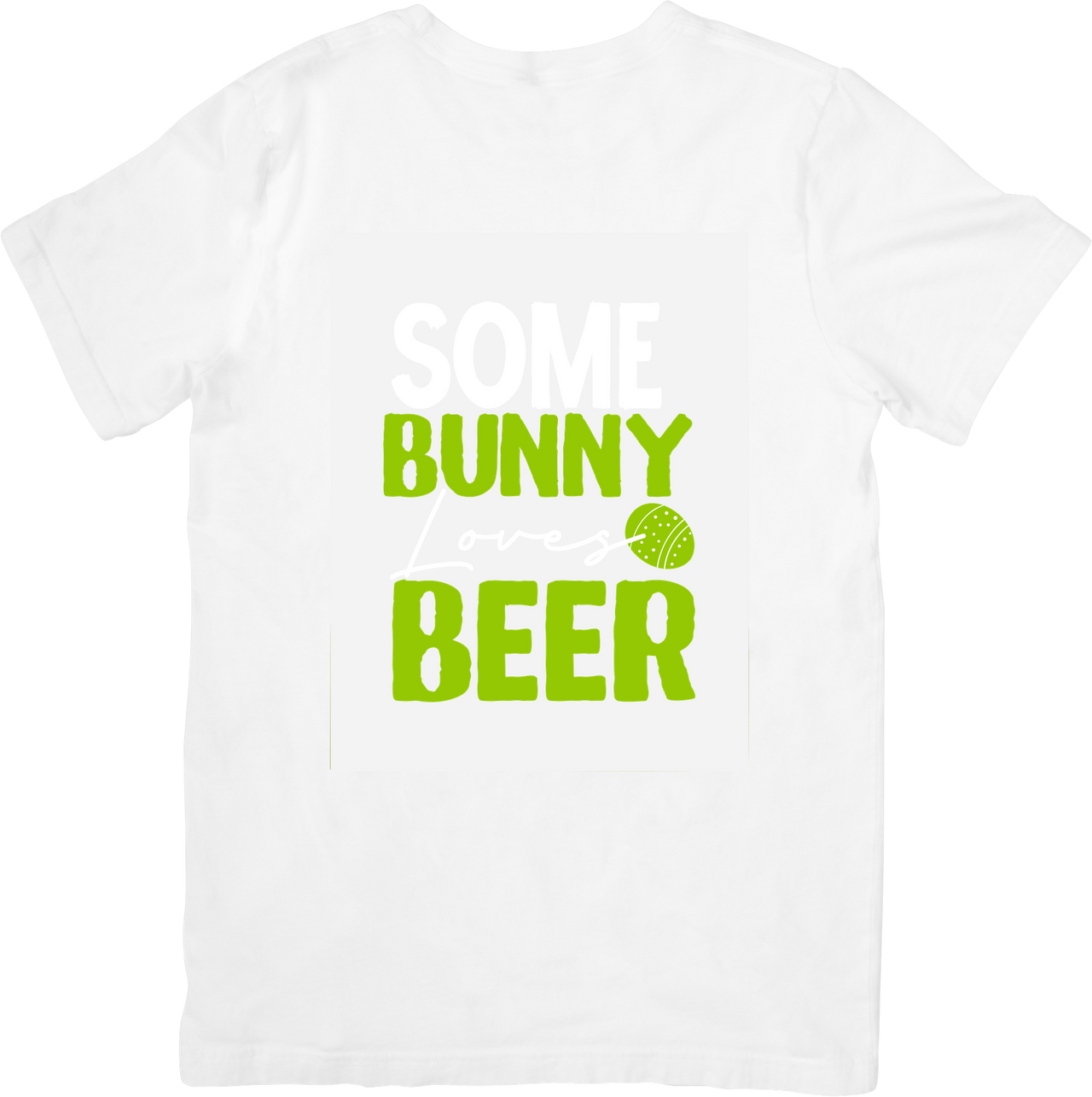 Some Bunny Loves Beer T-Shirt | Funny Easter Holiday Graphic Tee | Easter Party Gift